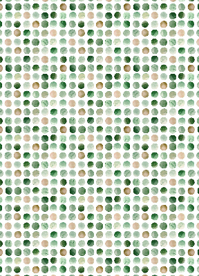 Rolgordijn voor het raam Groene cirkels