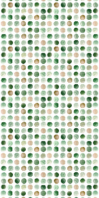 Rolgordijn voor het raam Groene cirkels