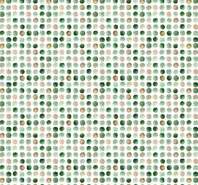 Rolgordijn voor het raam Groene cirkels