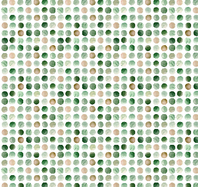 Rolgordijn voor het raam Groene cirkels