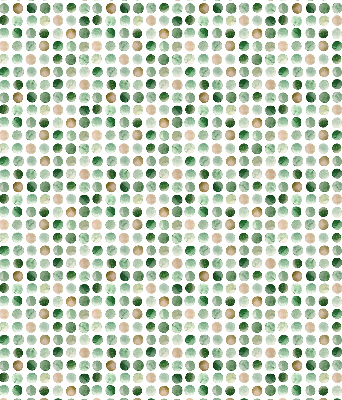 Rolgordijn voor het raam Groene cirkels