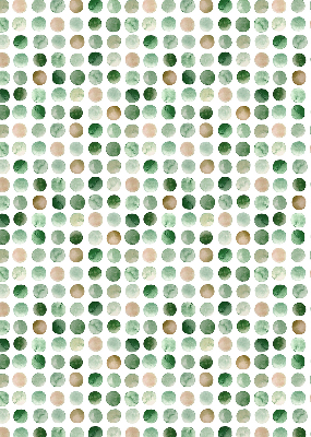 Rolgordijn voor het raam Groene cirkels