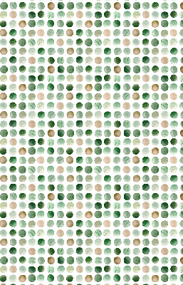 Rolgordijn voor het raam Groene cirkels