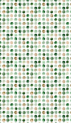 Rolgordijn voor het raam Groene cirkels