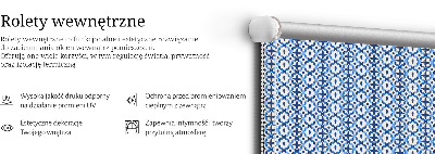 Rolgordijn verduisterend Blauwe vormen