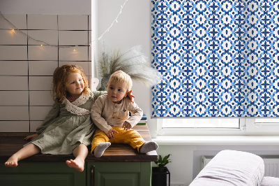 Rolgordijn verduisterend Blauwe vormen