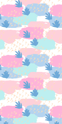 Rolgordijn voor het raam Sporen op een gekleurde achtergrond