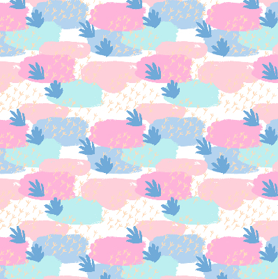 Rolgordijn voor het raam Sporen op een gekleurde achtergrond