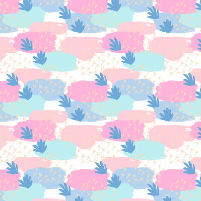 Rolgordijn voor het raam Sporen op een gekleurde achtergrond