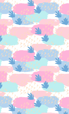 Rolgordijn voor het raam Sporen op een gekleurde achtergrond