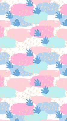 Rolgordijn voor het raam Sporen op een gekleurde achtergrond