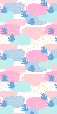 Rolgordijn voor het raam Sporen op een gekleurde achtergrond