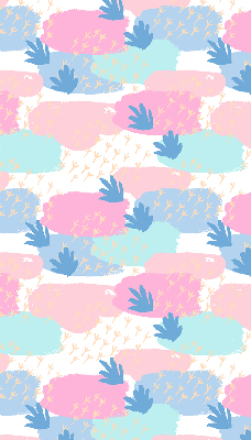 Rolgordijn voor het raam Sporen op een gekleurde achtergrond