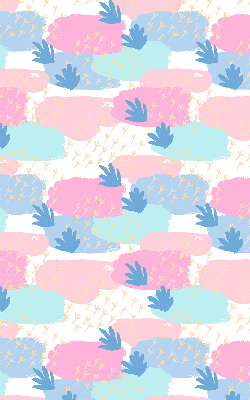 Rolgordijn voor het raam Sporen op een gekleurde achtergrond