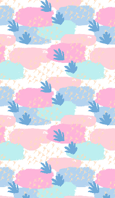 Rolgordijn voor het raam Sporen op een gekleurde achtergrond