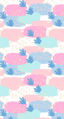 Rolgordijn voor het raam Sporen op een gekleurde achtergrond