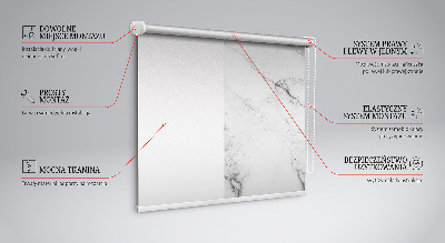 Rolgordijn verduisterend Grijs marmer
