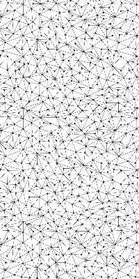 Rolgordijn voor het raam Verbonden punten