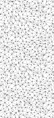 Rolgordijn voor het raam Verbonden punten