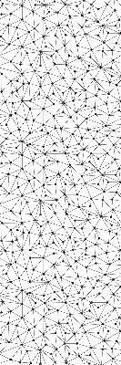 Rolgordijn voor het raam Verbonden punten