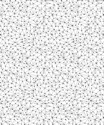 Rolgordijn voor het raam Verbonden punten