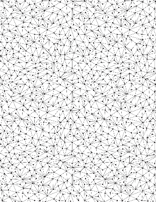 Rolgordijn voor het raam Verbonden punten