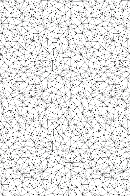 Rolgordijn voor het raam Verbonden punten