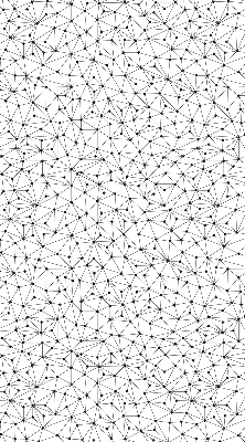 Rolgordijn voor het raam Verbonden punten