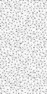 Rolgordijn voor het raam Verbonden punten