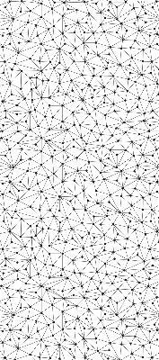 Rolgordijn voor het raam Verbonden punten