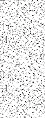 Rolgordijn voor het raam Verbonden punten