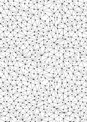 Rolgordijn voor het raam Verbonden punten