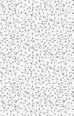 Rolgordijn voor het raam Verbonden punten