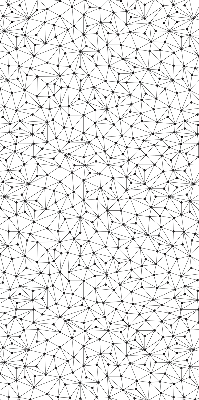 Rolgordijn voor het raam Verbonden punten