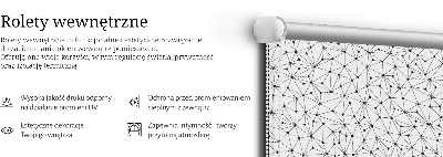 Rolgordijn voor het raam Verbonden punten