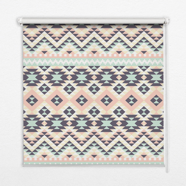 Rolgordijn voor het raam Driehoekpatroon