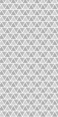 Rolgordijn voor het raam Gestreepte driehoeken