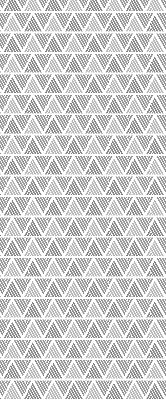 Rolgordijn voor het raam Gestreepte driehoeken