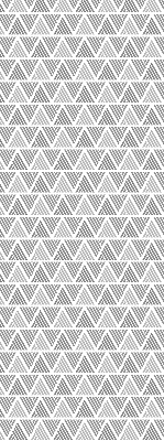 Rolgordijn voor het raam Gestreepte driehoeken