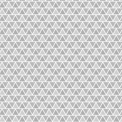 Rolgordijn voor het raam Gestreepte driehoeken