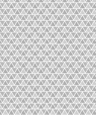 Rolgordijn voor het raam Gestreepte driehoeken