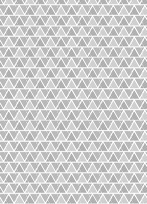 Rolgordijn voor het raam Gestreepte driehoeken