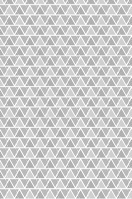 Rolgordijn voor het raam Gestreepte driehoeken