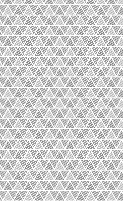 Rolgordijn voor het raam Gestreepte driehoeken