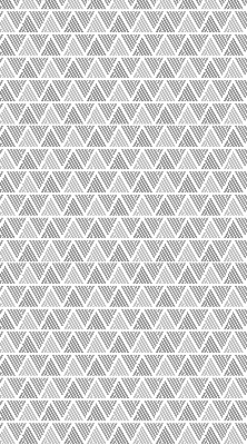 Rolgordijn voor het raam Gestreepte driehoeken