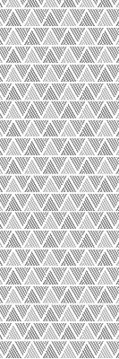 Rolgordijn voor het raam Gestreepte driehoeken