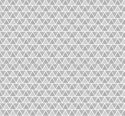 Rolgordijn voor het raam Gestreepte driehoeken