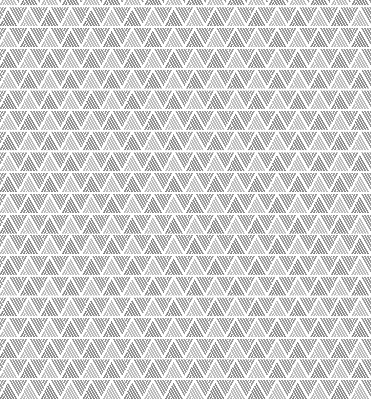 Rolgordijn voor het raam Gestreepte driehoeken