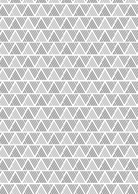 Rolgordijn voor het raam Gestreepte driehoeken