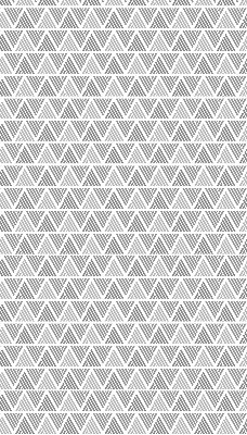 Rolgordijn voor het raam Gestreepte driehoeken